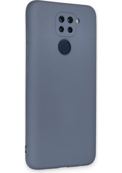 Xiaomi Redmi Note 9 Kılıf Nano Içi Kadife Silikon - Gri Gnzrz