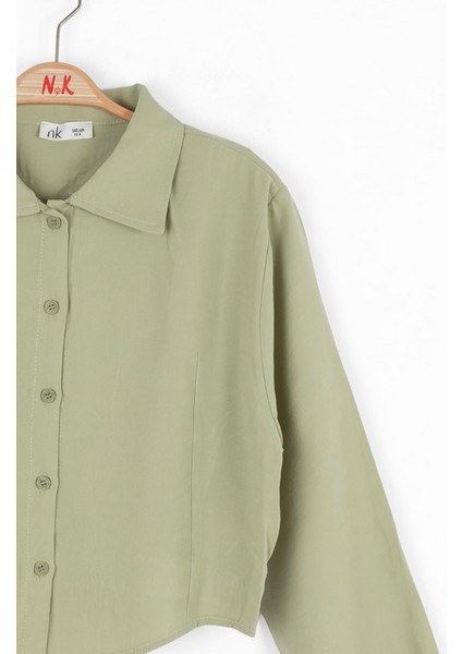 10-16 Yaş Arası Frozen Yeşil Gömlek - Yeşil modelleri