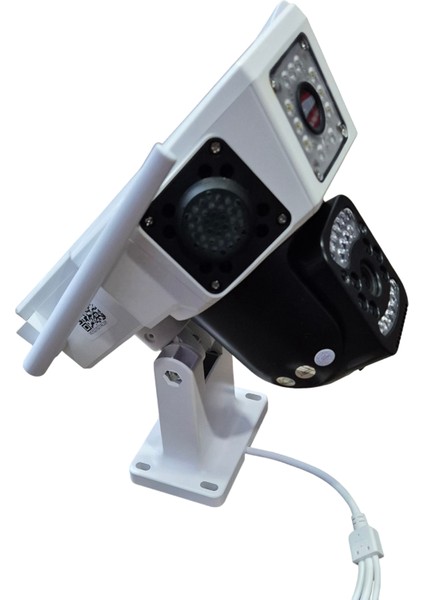 Çift Kameralı 1080P Wıfı Ptz Kamera Yeni Ayak Tasarımı