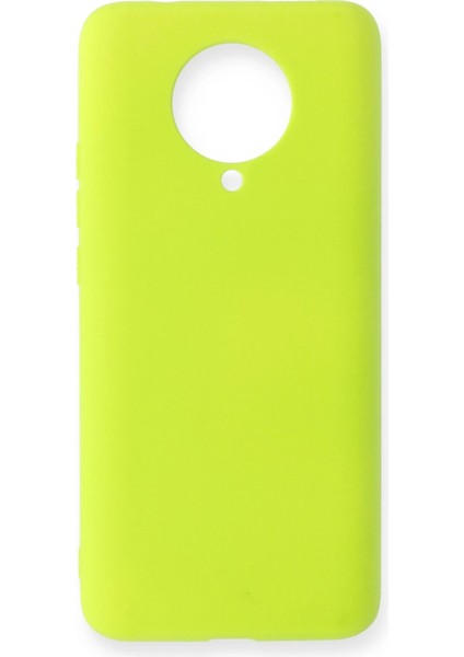 Xiaomi Redmi K30 Pro Kılıf Nano Içi Kadife Silikon - Sarı Gnzrz