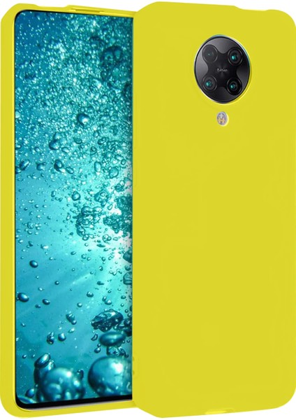 Xiaomi Redmi K30 Pro Kılıf Nano Içi Kadife Silikon - Sarı Gnzrz fiyatları