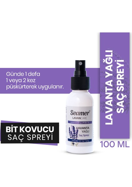 Lavanta Yağlı Saç Bakım Spreyi 100 ml