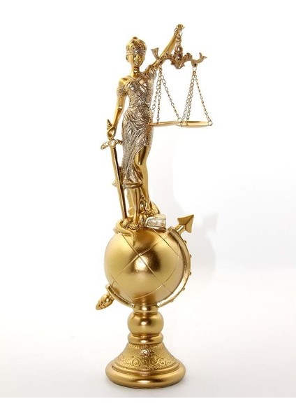 Polyester Dünya Küre Üzerinde Adalet Biblosu
