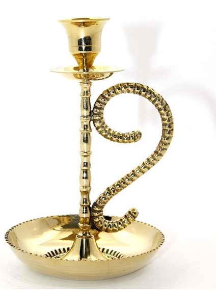 Tekli Pirinç Şamdan