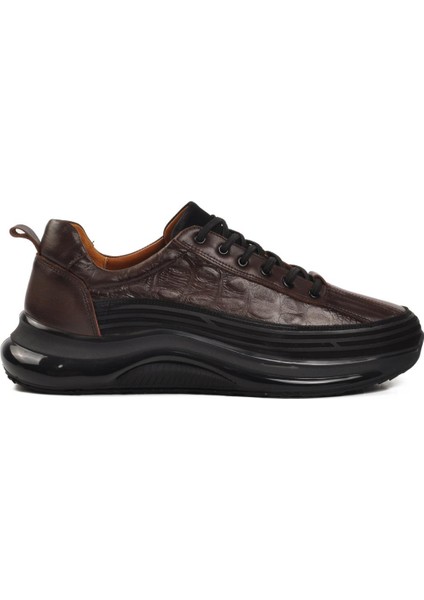 Siyah Nubuk Deri Erkek Sneaker 1004 M