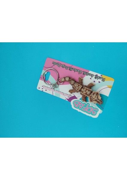 Sevimli Desenli Gecko Anahtarlık - 3D Baskı Özel Tasarım