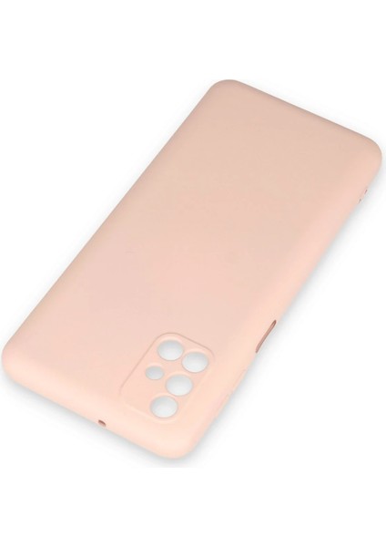 Samsung Galaxy M31S Kılıf Nano Içi Kadife Silikon - Pudra Gnzrz