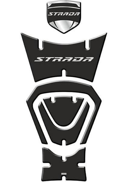 Mondial Strada 125 2022 - 2024 Uyumlu Tank Pad Set 001