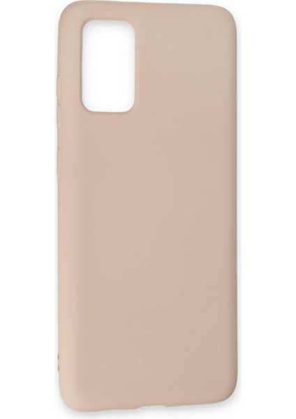 Samsung Galaxy S20 Plus Kılıf Nano Içi Kadife Silikon - Pudra Gnzrz