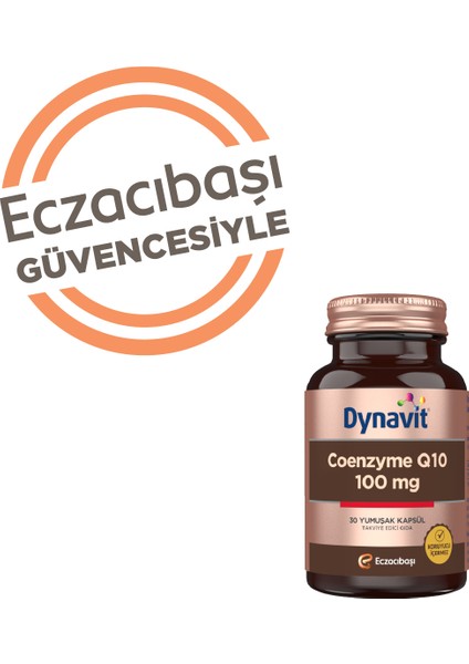 Coenzyme Q10 100 mg 30 Yumuşak Kapsül - Koenzim Q10