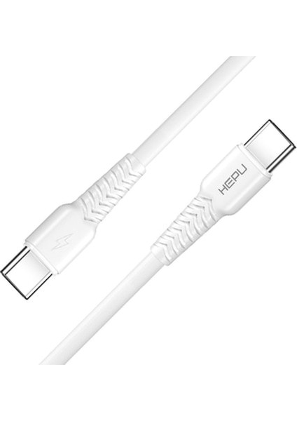 20W Realme 12X Ile Uyumlu Q.c 3.0 Type C To Type C 30 cm Şarj ve Data Kablosu HP-423