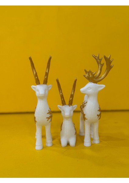 Beyaz Geyik Figürlü Biblo modelleri