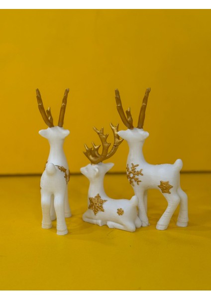 Beyaz Geyik Figürlü Biblo fırsatları