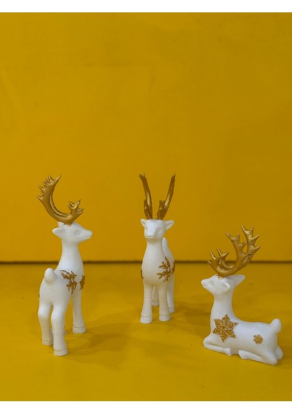 Beyaz Geyik Figürlü Biblo indirimleri