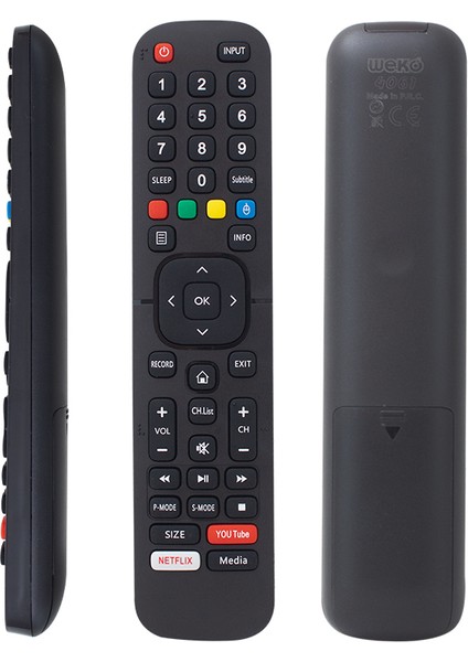 Strong Smart Netflıx-Youtube-Medıa Tuşlu LCD LED Tv Kumanda (4401)