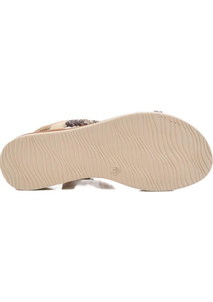 Ayakmod 358131 Z Kadın Taşlı Bej Sandalet indirimleri
