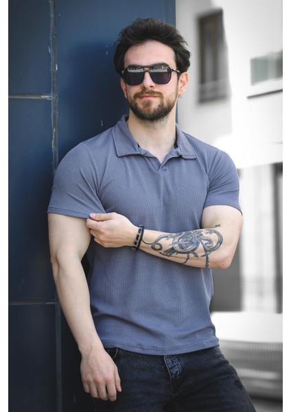 Ht Peha Slim Fit Otoban Kumaş Apaç Yaka Erkek Tshirt fiyatları