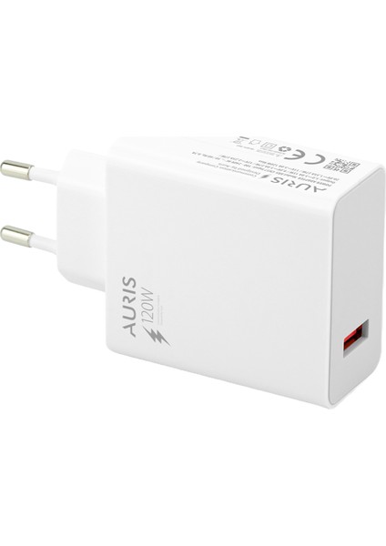120 Watt Ultra Hızlı Şarj Başlığı Salise Gösterge Çıkaran USB Şarj Cihazı Başlığı 120W