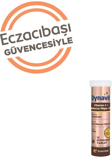 Vitamin C + Sambucus Nigra 15 Efervesan Tablet
