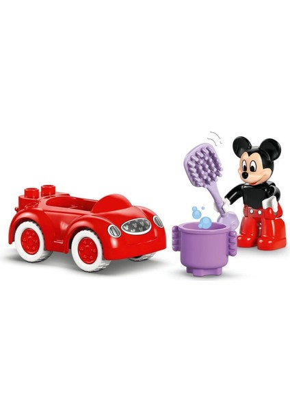 10454 LEGO Duplo Mickey Mousenun Kulüp Evi ve Arabası 27 Parça +2 Yaş