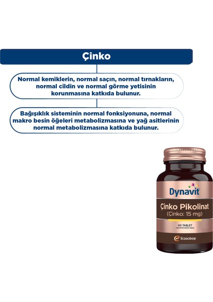 Çinko Pikolinat 60 Tablet