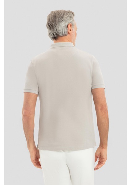 Indigo Polo Yaka T-Shirt
