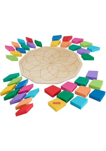 HXT94 Fisher-Price Ahşap Mandala Yapboz