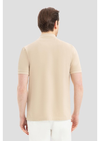 Indigo Polo Yaka T-Shirt