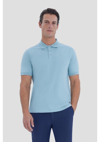 Bordo Polo Yaka T-Shirt