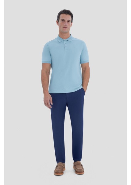 Bordo Polo Yaka T-Shirt