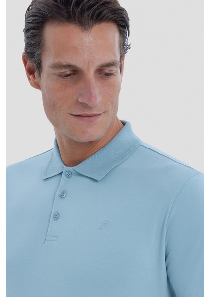 Bordo Polo Yaka T-Shirt