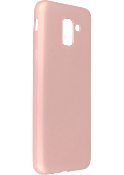 Samsung Galaxy J6 Kılıf First Silikon - Rose Gold Gnzrz