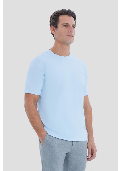 Mavi Bisiklet Yaka T-Shirt fırsatları