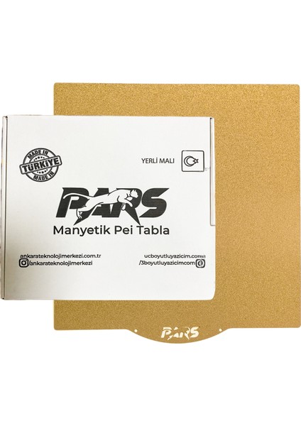 Creality Ender 3 Pro Pei Tabla - 235X235 mm (Magnetli)