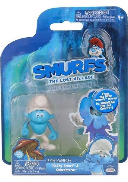 Srn 96562 Şirinler 2li Figür Set -Necotoys