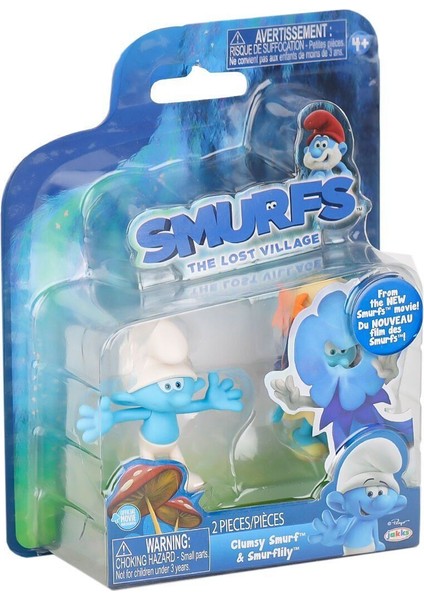 Srn 96562 Şirinler 2li Figür Set -Necotoys
