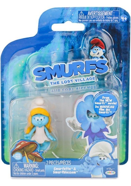 Srn 96562 Şirinler 2li Figür Set -Necotoys