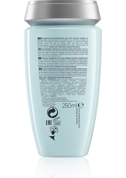 Specifique - Kuru ve Hassas Saç Derisi Için Yatıştırıcı Şampuan 250 ml