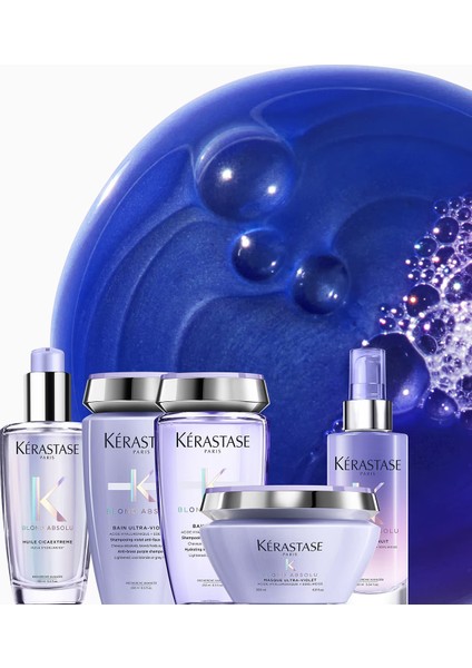 Blond Absolu Bain Ultra-Violet - Turuncu Yansımaları Nötralize Eden Şampuan 250 ml