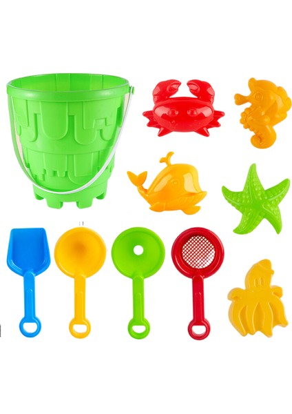 Küçük Çocuk Plaj Oyuncakları 10 Parçalı Set (Yurt Dışından)