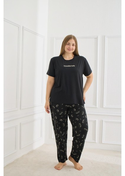 50502-1121 Kadın Büyük Beden Pijama Takımı modelleri