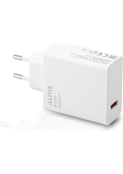 67 Watt USB Şarj Adaptörü Hızlı Şarj Başlığı 67W Şarj Cihazı Başlık Saliseli