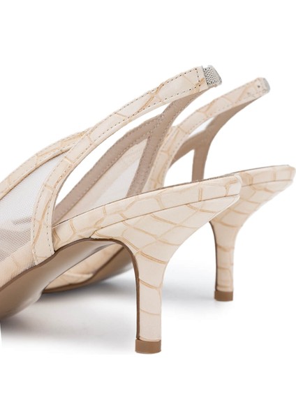 Kadın Vegan Siyah Kroko Topuklu Ayakkabı 932 4315 Bn Ayk Y25 Sıyah Kroko fırsatları