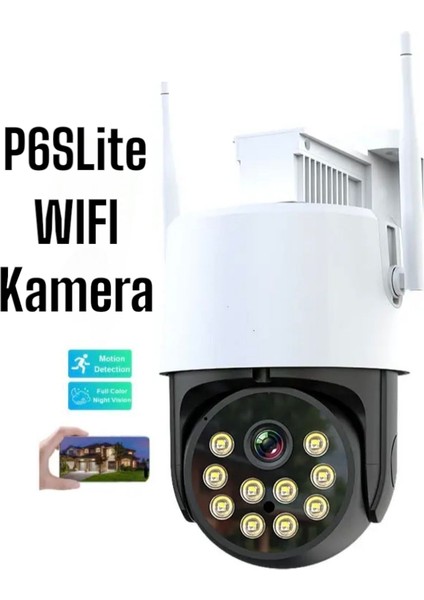 P6SLITE Wifi Ptz Kamera 3mp 1080P Net Görüntü