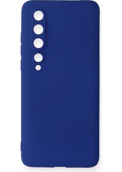 Xiaomi Mi 10 Kılıf First Silikon - Lacivert Gnzrz