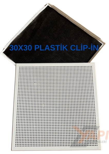 Plastik Asma Tavan 30X30 Clip-In Tam Takım