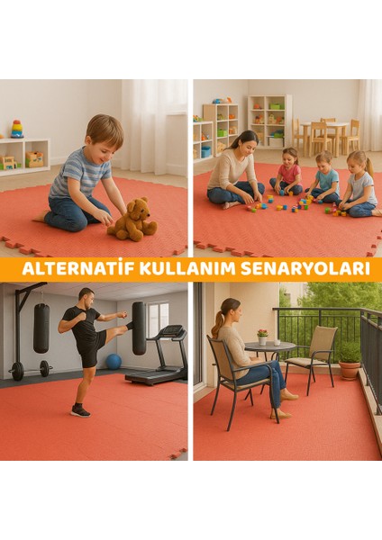 Tatami Zemin Karosu Spor Zemin Çocuk Odası Matı Ses Yalıtımlı Karo Halı Eva Panel Kırmızı 50 Cm fırsatları