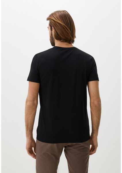 Erkek Tişört Bisiklet Yaka Siyah Slim Fit T-Shirt Ncs Jeans 1266 fiyatları