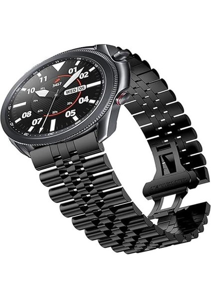 Huawei Watch Gt5/gt4/gt3 Pro 46MM Uyumlu Rolex Tasarım Paslanmaz Çelik Rolex Kordon