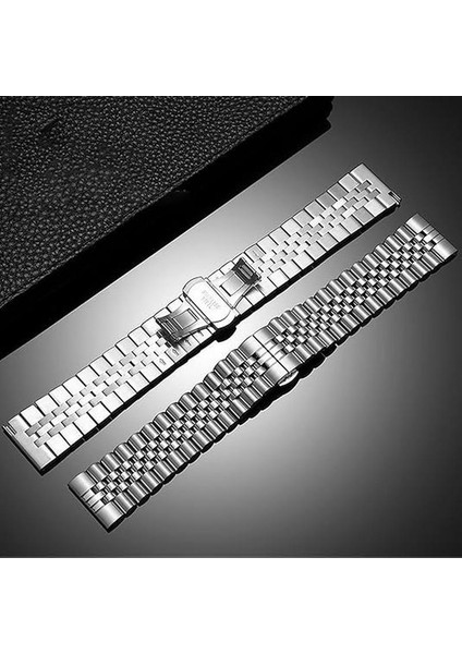 Huawei Watch Gt5/gt4/gt3 Pro 46MM Uyumlu Rolex Tasarım Paslanmaz Çelik Rolex Kordon indirimleri
